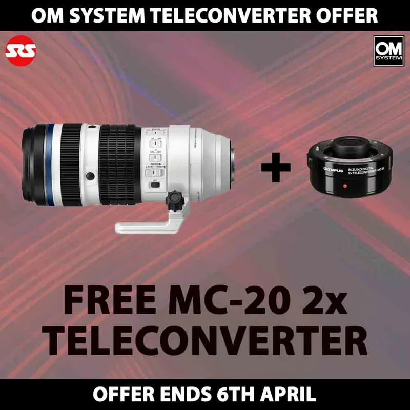 OM System M.Zuiko Digital ED 50-200mm F2.8 IS Pro Lens  - FREE TELECONVERTER!
