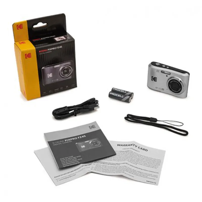 Kodak Pixpro FZ45 Compact Camera in Silver-4