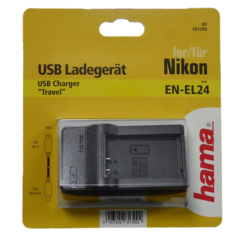 Hama USB Travel Charger for Nikon EN-EL24
