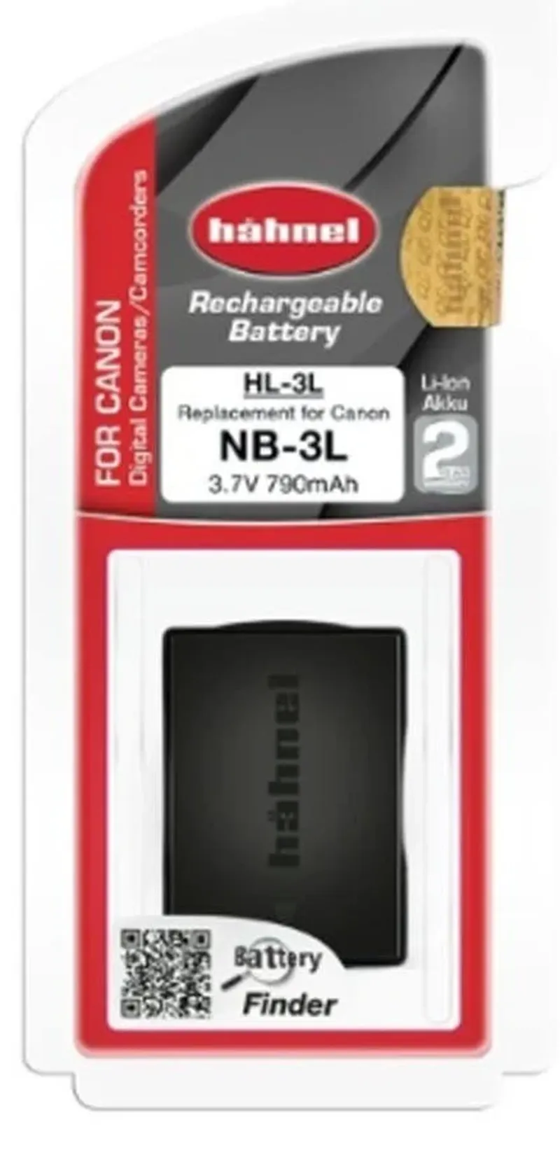 Hahnel HL-3L for Canon NB-3L Lithium Ion Rechargeable Battery