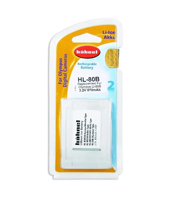 Hahnel HL-80B for Olympus LI-80B Lithium Ion Rechargeable Battery