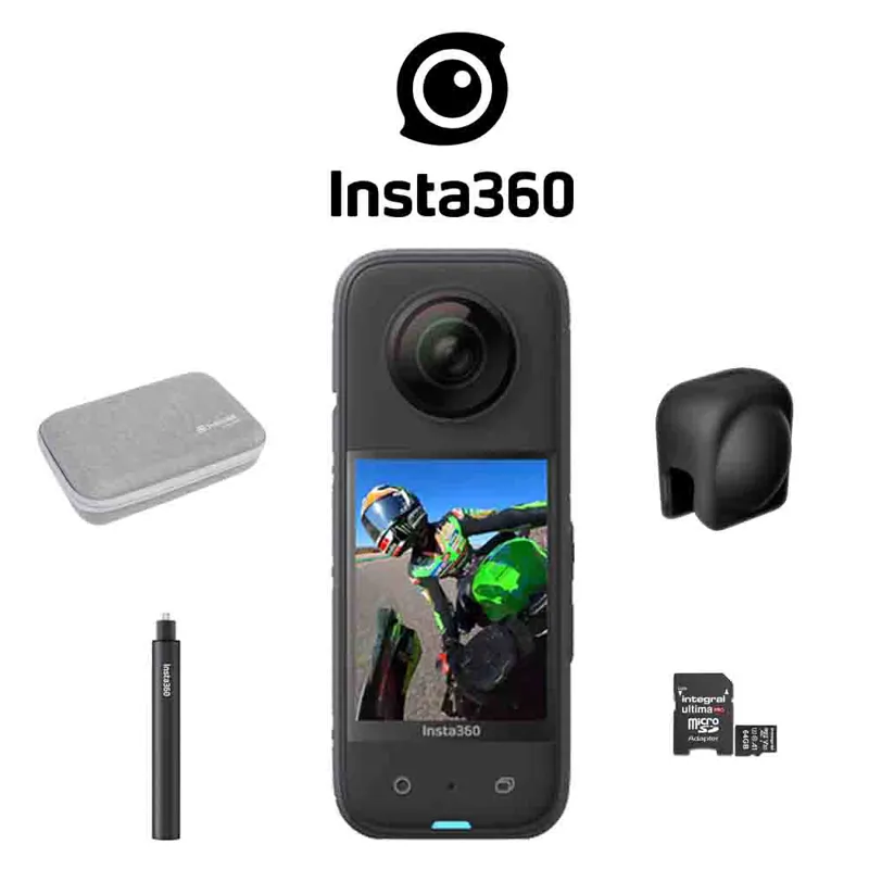 Insta360 X3 Pocket 360 Degree Action Camera - Professional Kit