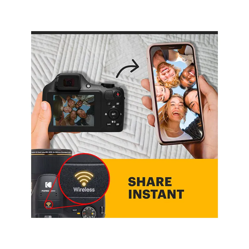 Kodak PIXPRO AZ653 Digital Bridge Camera-7