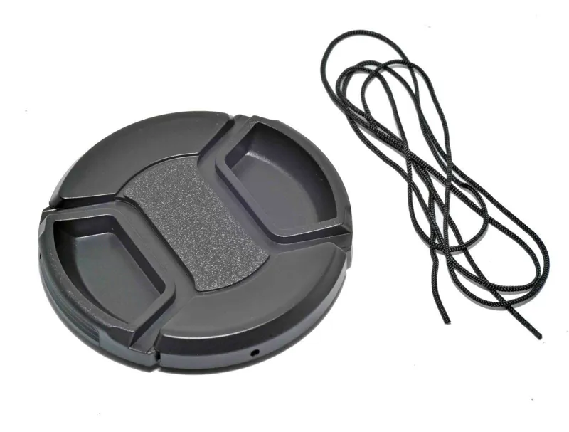 Kood 55mm Centre Grip Front Lens Cap and Keep Cord