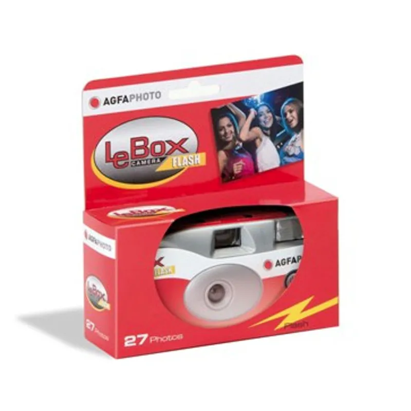 AgfaPhoto LeBox Camera - Colour Disposable Camera
