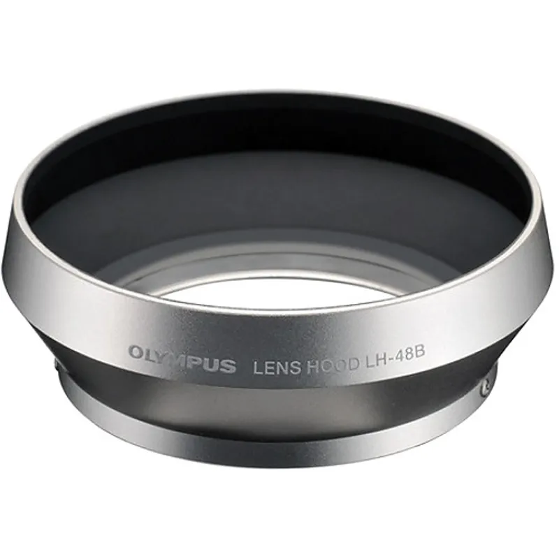 Olympus LH-48B Metal Lens Hood Silver for M.Zuiko 17mm f1.8