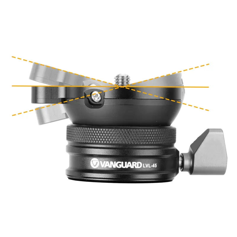 Vanguard LVL-45 Tripod Levelling Adaptor - 45mm base-2