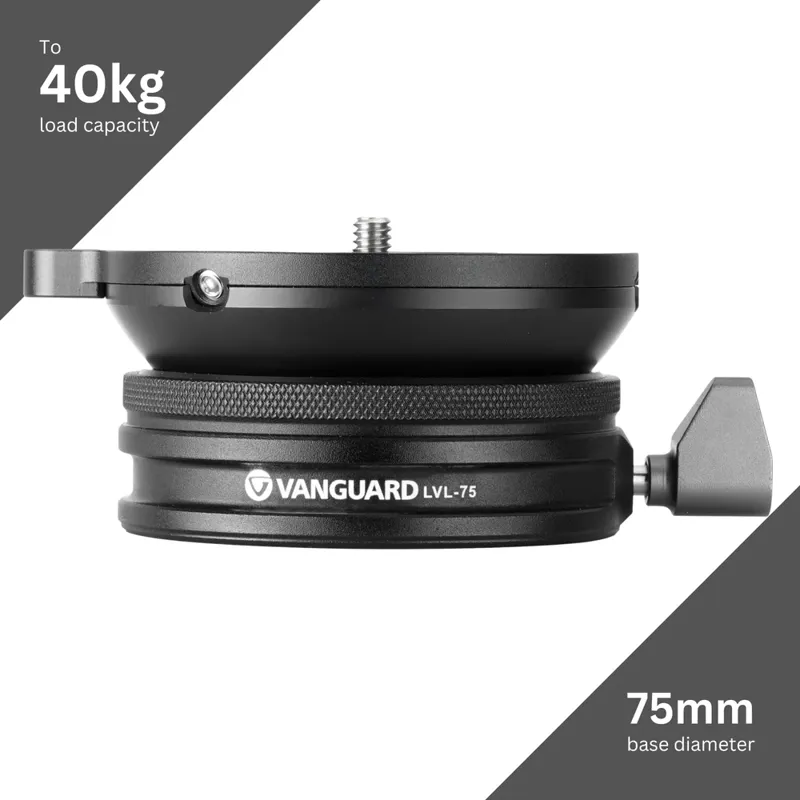 Vanguard LVL-75 Tripod Levelling Adaptor - 75mm base
