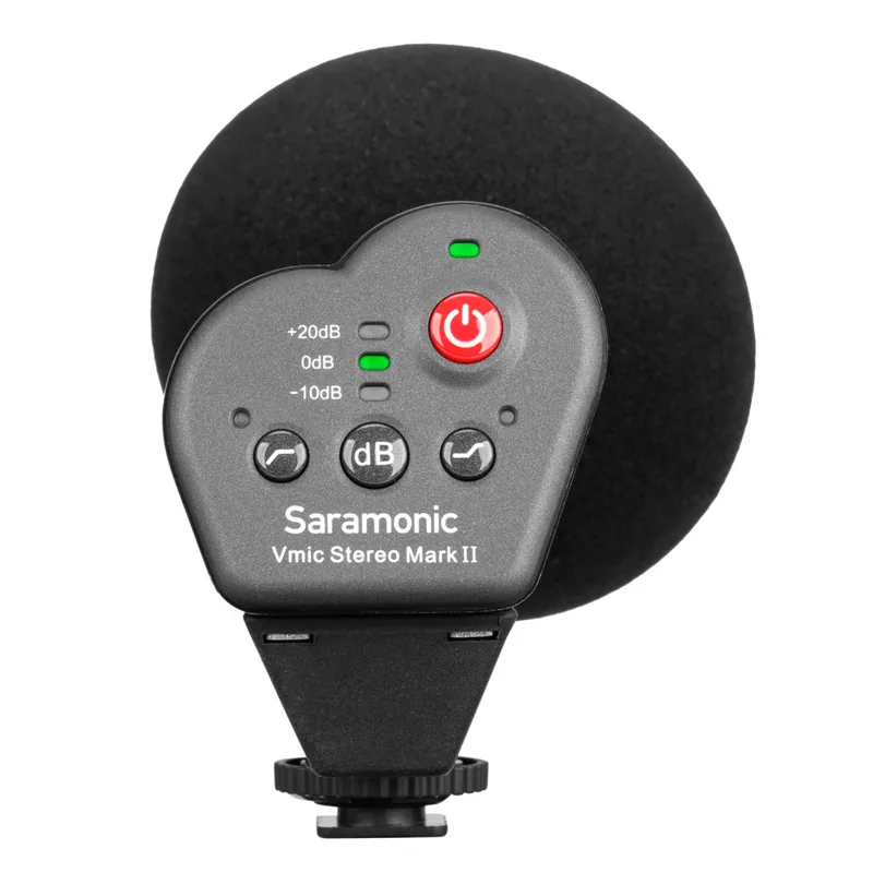 Saramonic Vmic Stereo Mark II Camera-Mount Stereo Condenser Microphone-1