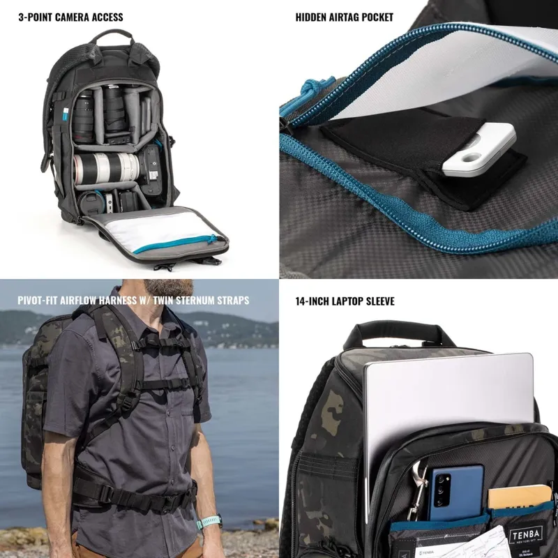 Ex-Display Tenba Axis v2 20L Backpack in MultiCam Black-8