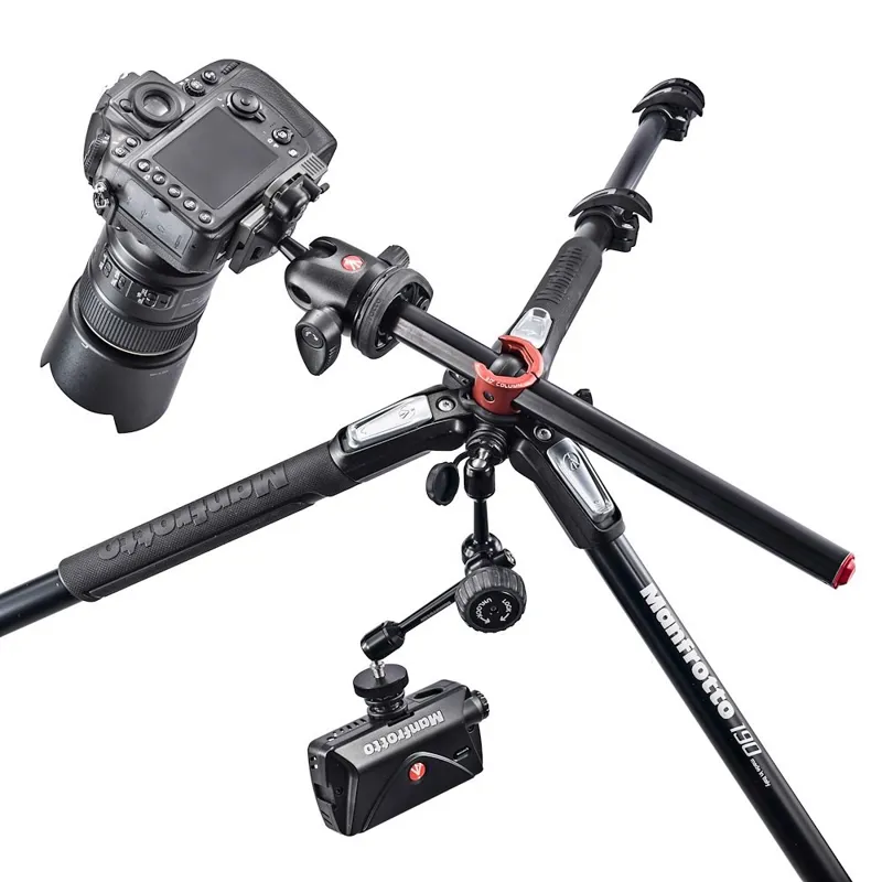 Open Box Manfrotto MT190XPRO4 190 Aluminium 4 Section Tripod-4