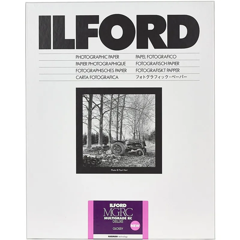 Ilford Multigrade RC Deluxe Glossy 8x10 Inch Photographic Paper 100 Sheets