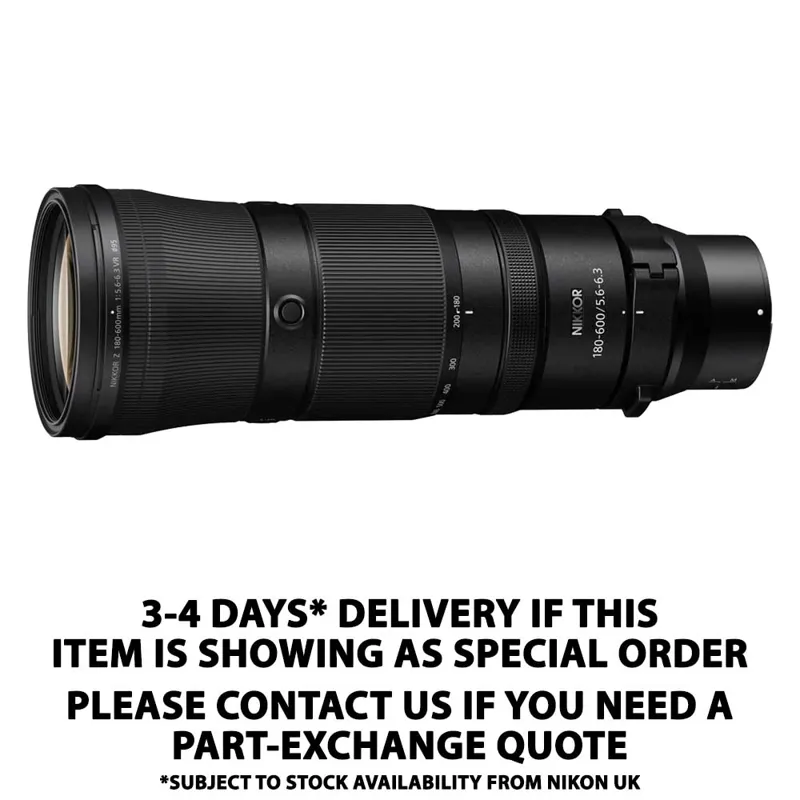 Nikon Nikkor Z 180-600mm f5.6-6.3 VR Lens 