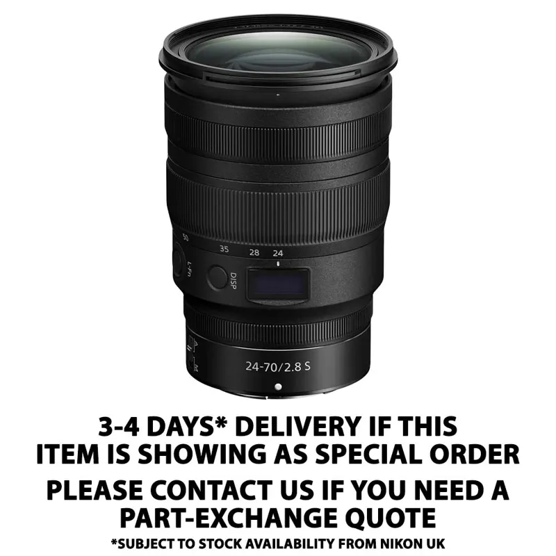 Nikon Nikkor Z 24-70mm f/2.8 S Lens