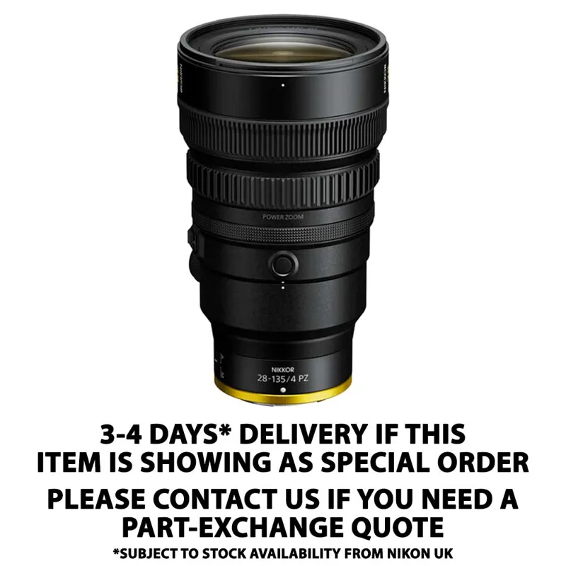 Nikon Nikkor Z 28-135mm f4 PZ Lens
