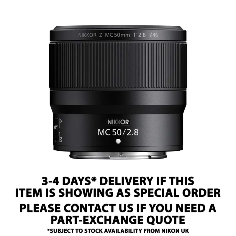 Nikon Nikkor Z MC 50mm f2.8 Lens