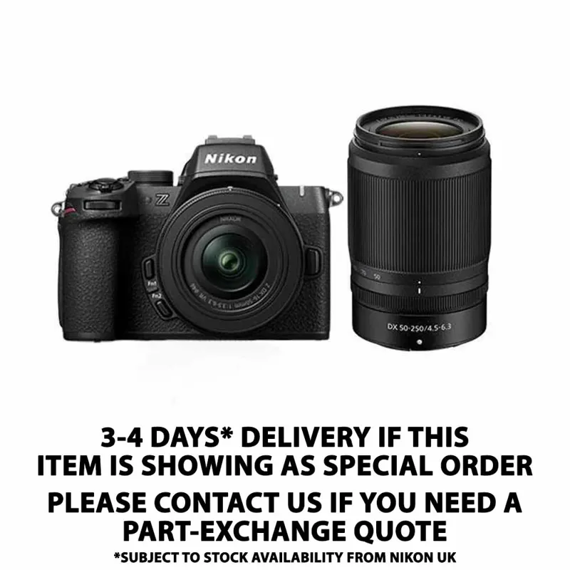 Nikon Z50II Camera Body+ 16-50mm + 50-250mm Twin Lens Kit