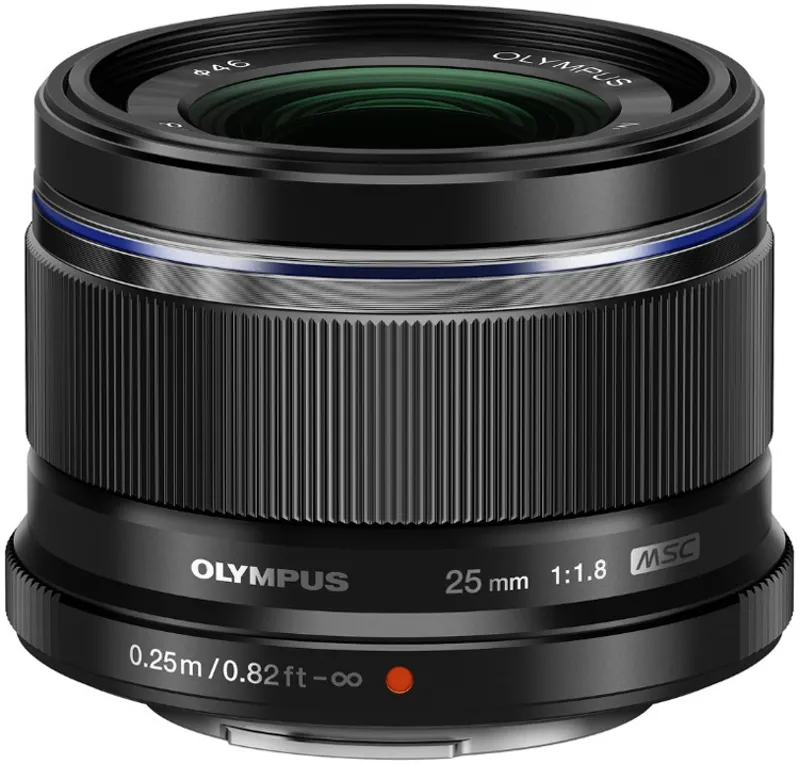 Olympus M.Zuiko Digital 25mm F1.8 Lens - Black