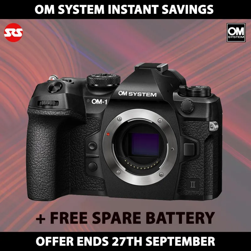 OM System OM-1 Mark II Body - INSTANT SAVING AND FREE SPARE BATTERY UNTIL 27TH SEPTEMBER