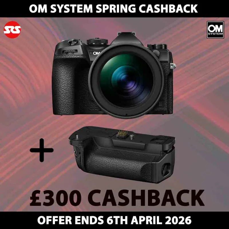 OM System OM-1 Mark II with 12-40mm II Lens - CASHBACK AND FREE HLD-10 GRIP!