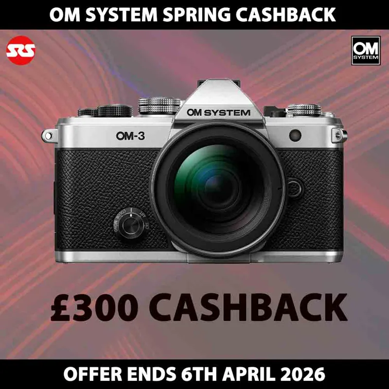 OM System OM-3 Body in Silver with M.Zuiko 12-45mm F4 Pro Lens - CASHBACK!