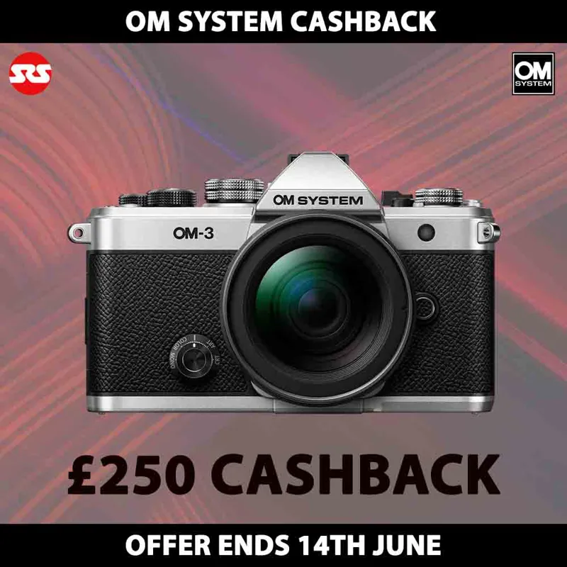 OM System OM-3 Body in Silver with M.Zuiko 12-45mm F4 Pro Lens - CASHBACK!