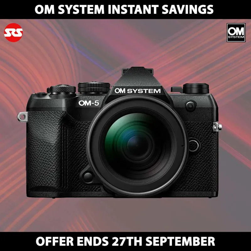 OM System OM-5 Mark II Body in Black + M.Zuiko 12-45mm f4 PRO Lens - INSTANT SAVING UNTIL 27TH SEPTEMBER