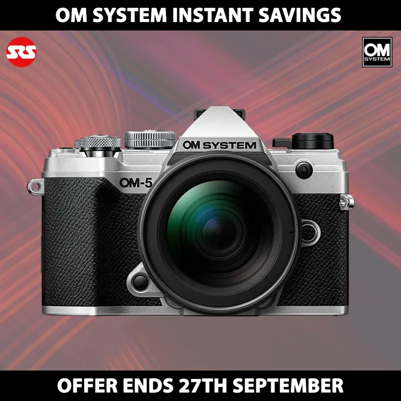 OM System OM-5 Mark II Body in Silver + M.Zuiko 12-45mm f4 PRO Lens - INSTANT SAVING UNTIL 27TH SEPTEMBER