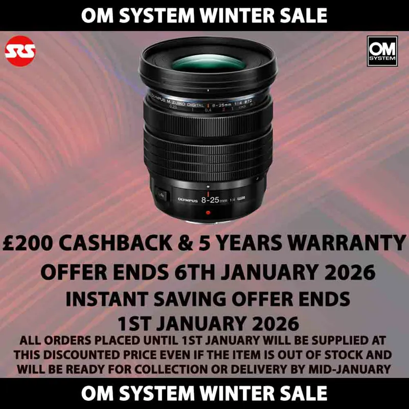 Olympus M.Zuiko Digital ED 8-25mm f4 PRO Lens - CASHBACK AND FIVE YEARS WARRANTY!