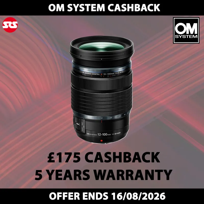 OM System M.Zuiko Digital 12-100mm f4 PRO Lens - CASHBACK!