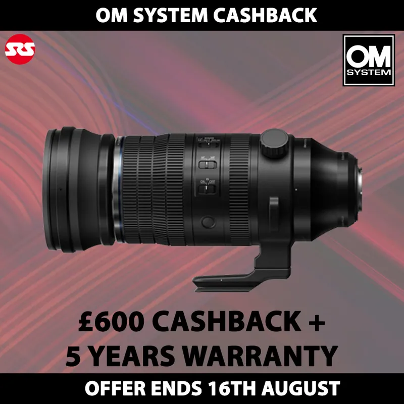 OM System M.Zuiko Digital ED 150-600mm f5.0-6.3 IS Lens - CASHBACK!