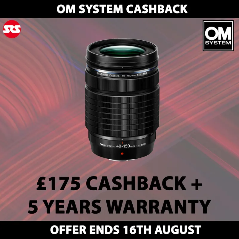 OM System M.Zuiko 40-150mm F4 Pro Lens - CASHBACK!