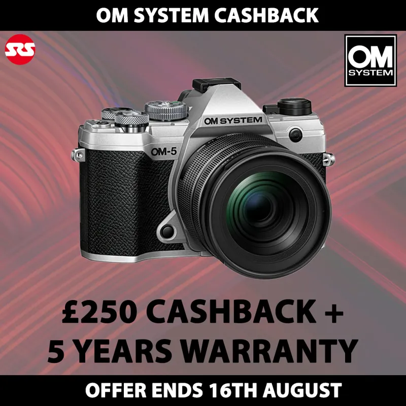OM System OM-5 Mark II Body in Silver + M.Zuiko 12-45mm f4 PRO Lens - CASHBACK!