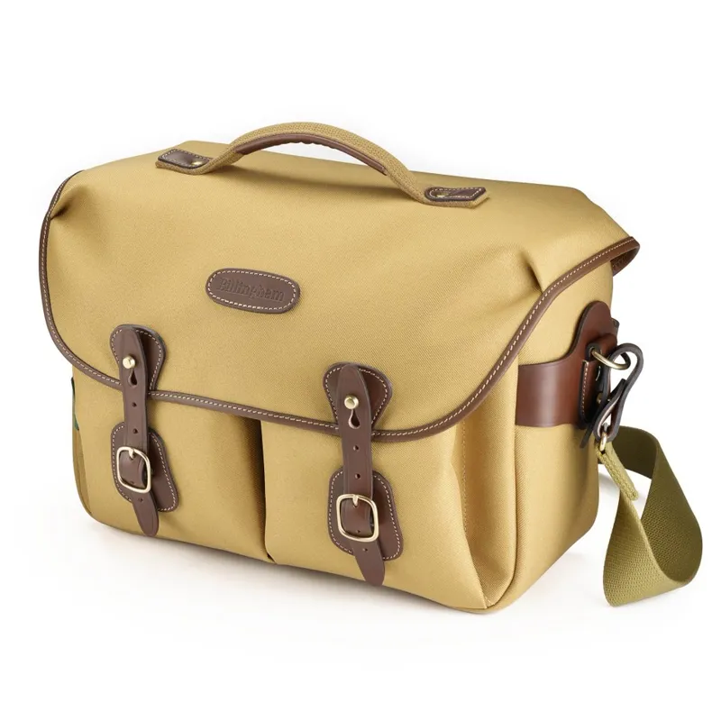 Billingham Hadley One Camera Bag in Khaki FibreNyte/Chocolate Leather