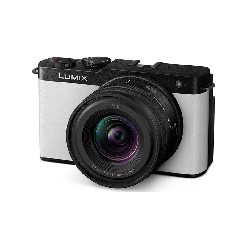 Panasonic Lumix S9 Digital Camera Body with 18-40mm f4.5-6.3 Lens in White-1