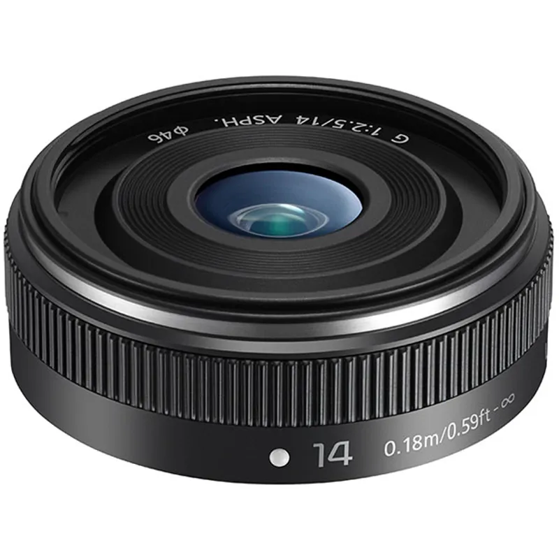 Panasonic Lumix G 14mm F2.5 II HD Lens - Black
