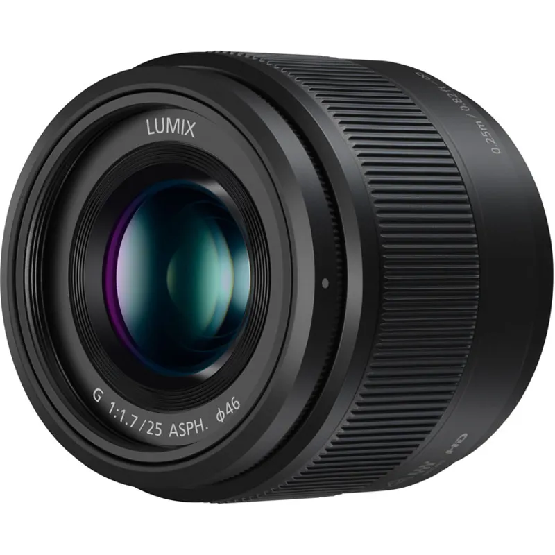 Panasonic Lumix G 25mm F1.7 Aspherical Lens - Black-2