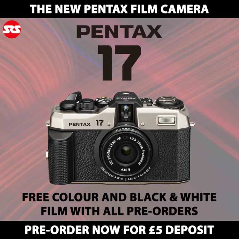 Pentax 17 Dark Silver 35mm Film Camera - PRE-ORDER DEPOSIT