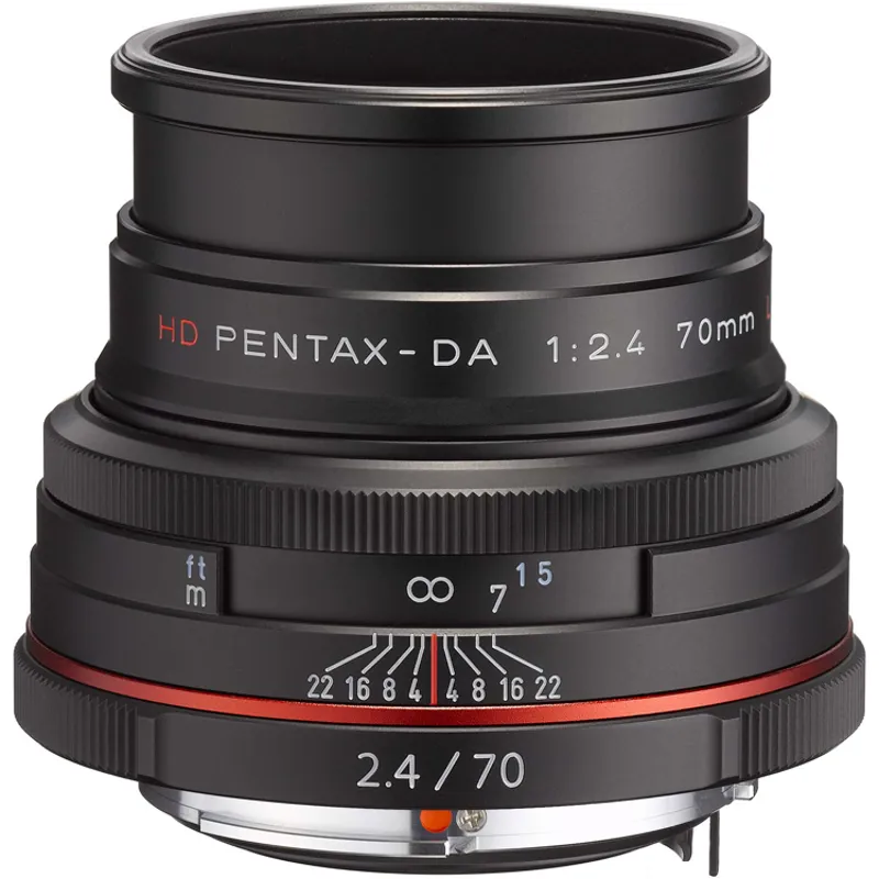 Pentax HD PENTAX-DA 70mm F2.4 Limited Lens - Black-1