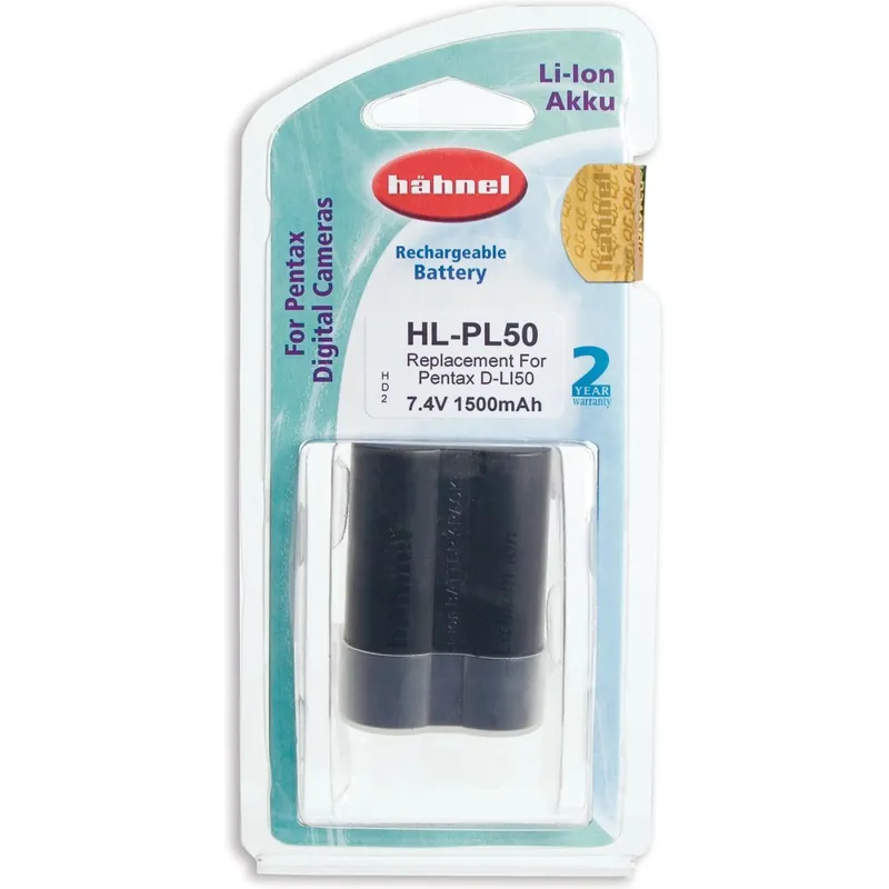 Hahnel HL-PL50 Replacement Battery Pentax D-Li50
