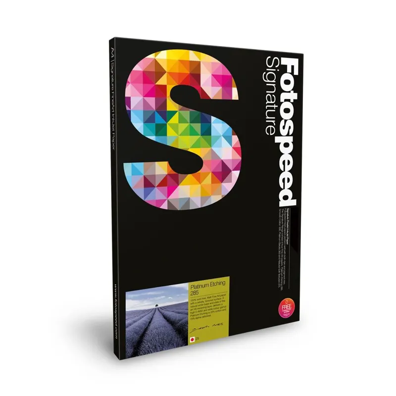 Fotospeed Platinum Etching 285 Photo Paper - A3 25 Sheets