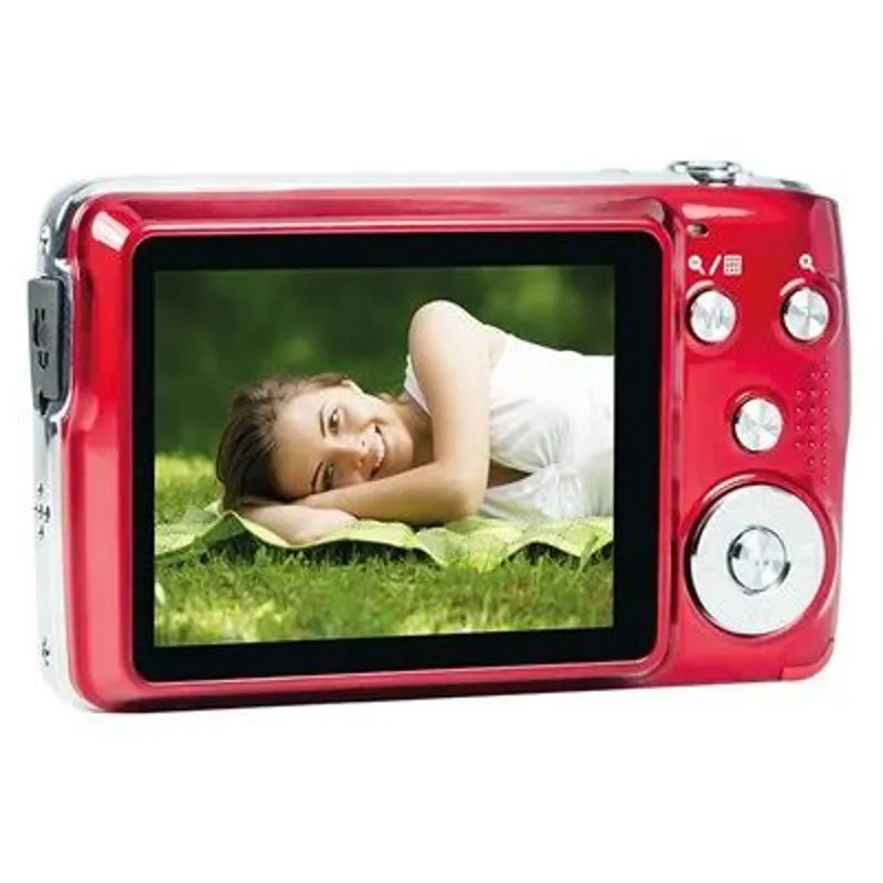 AgfaPhoto Realishot DC8200 Compact Camera in Red With 16GB SD Card and Case-1