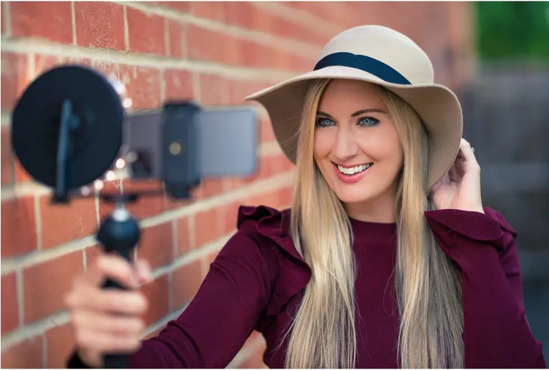 Rotolight Video Vlogging RL48 LED Ring Light Kit for Content Creators-3