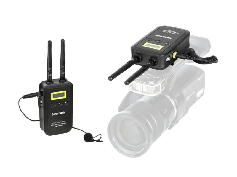 Saramonic VmicLink5 Wireless Microphone System - 1x Transmitter 1x Receiver-2