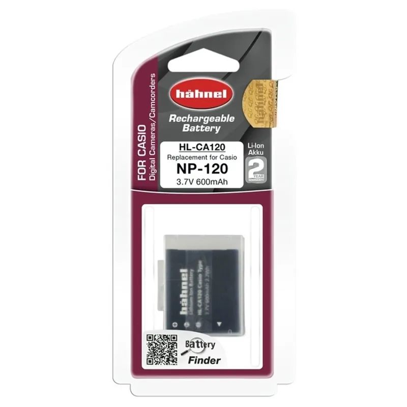 Hahnel HL-CA120 for Casio NP120 Lithium Ion Rechargeable Battery
