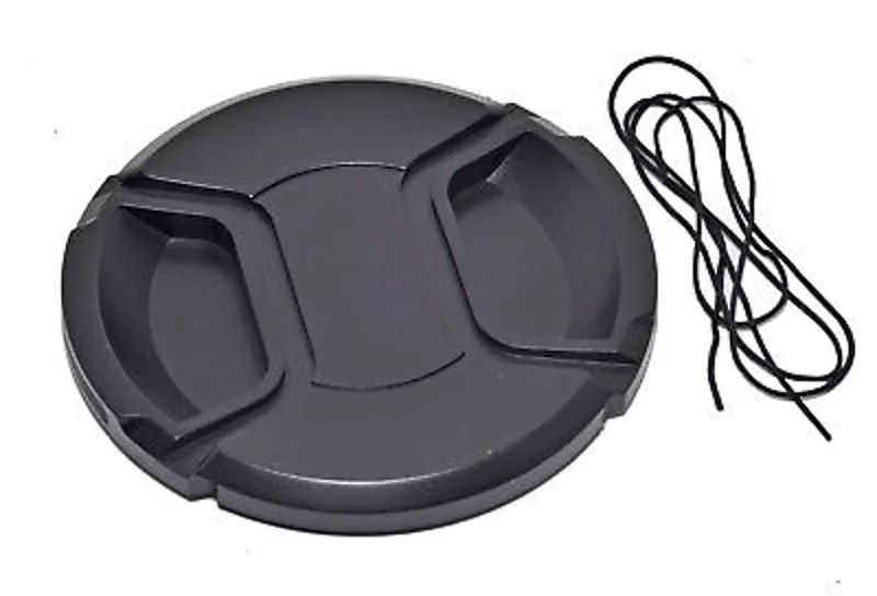 Kood 77mm Centre Grip Front Lens Cap and Keep Cord