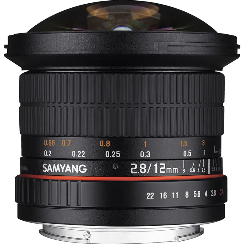 Samyang 12mm F2.8 ED AS NCS Fisheye Lens in MFT Fit
