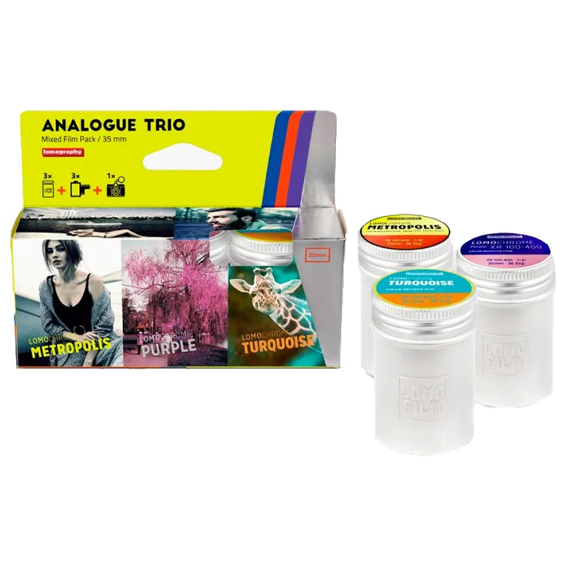 Lomography Analogue Trio Mixed Film Pack 35 mm