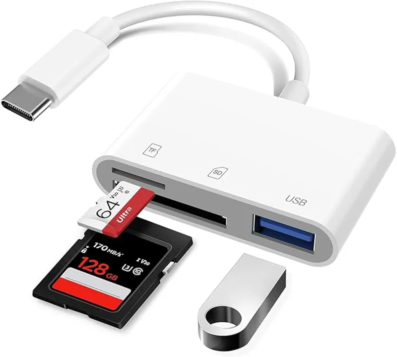 Usb Card R SRS USB-C Card Reader 3 in 1