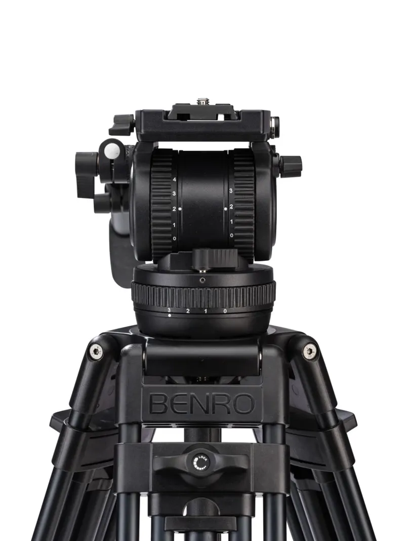 Ex-Display Benro Twin Dual Stage Leg Kit with 100mm bowl and BV10 head-5